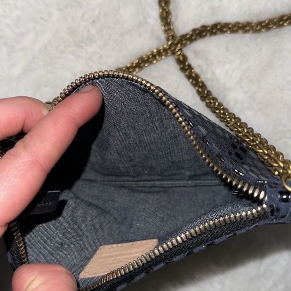 Clare V. Ali's Mini HandBag Navy Suede - Picture 6 of 13